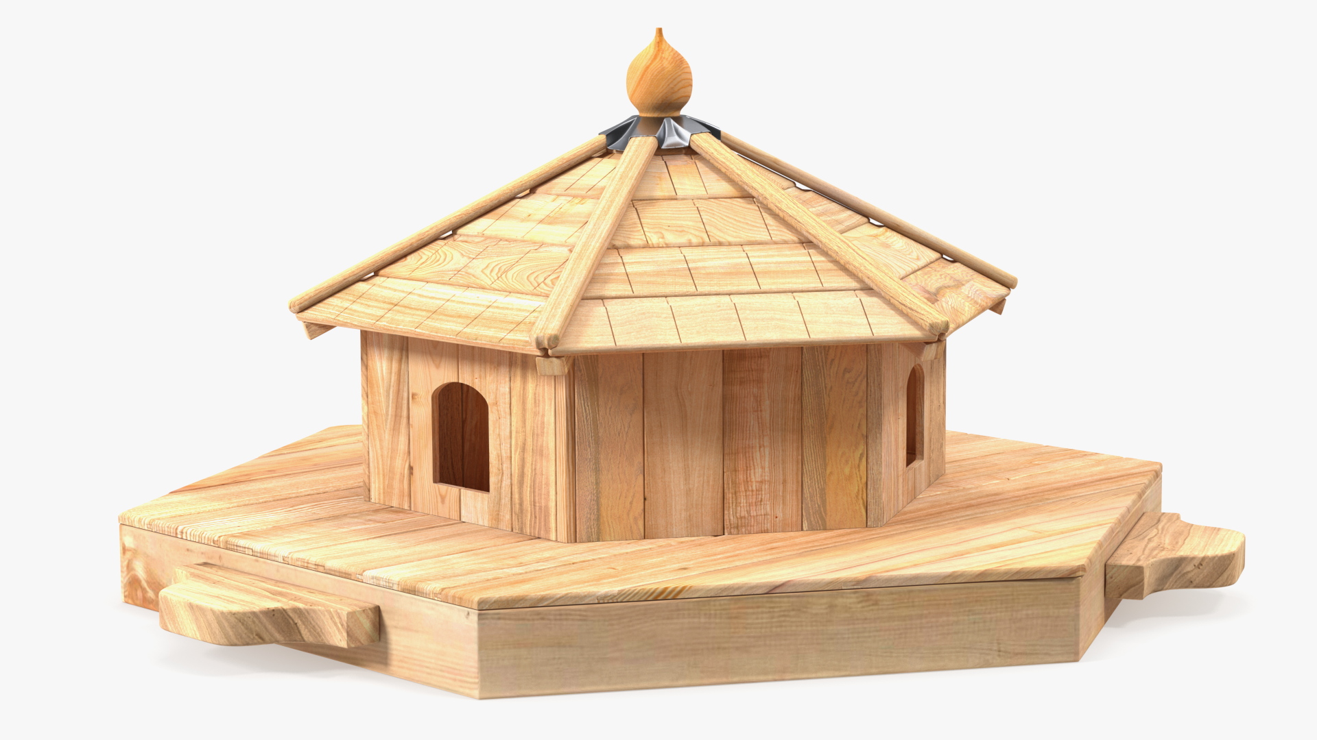 Floating Duck House 3 Nests 3D