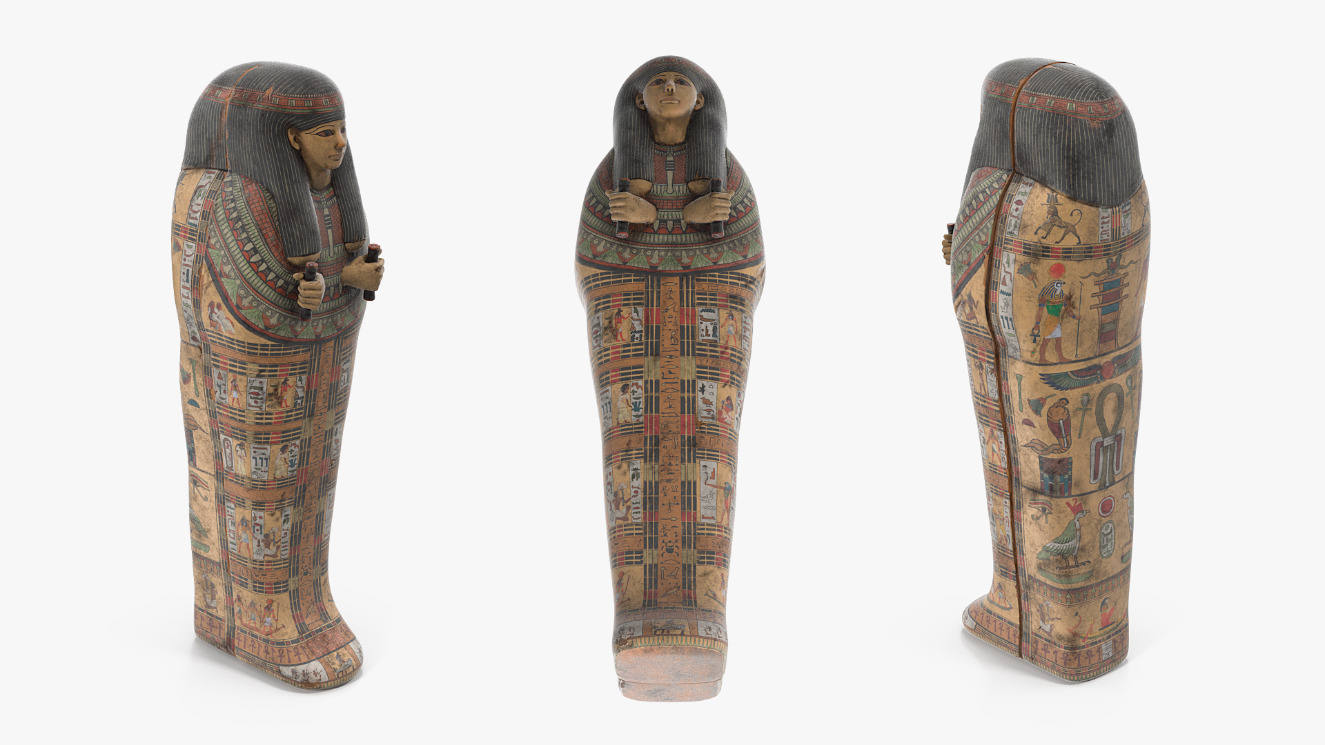 3D Ancient Egyptian Coffin model