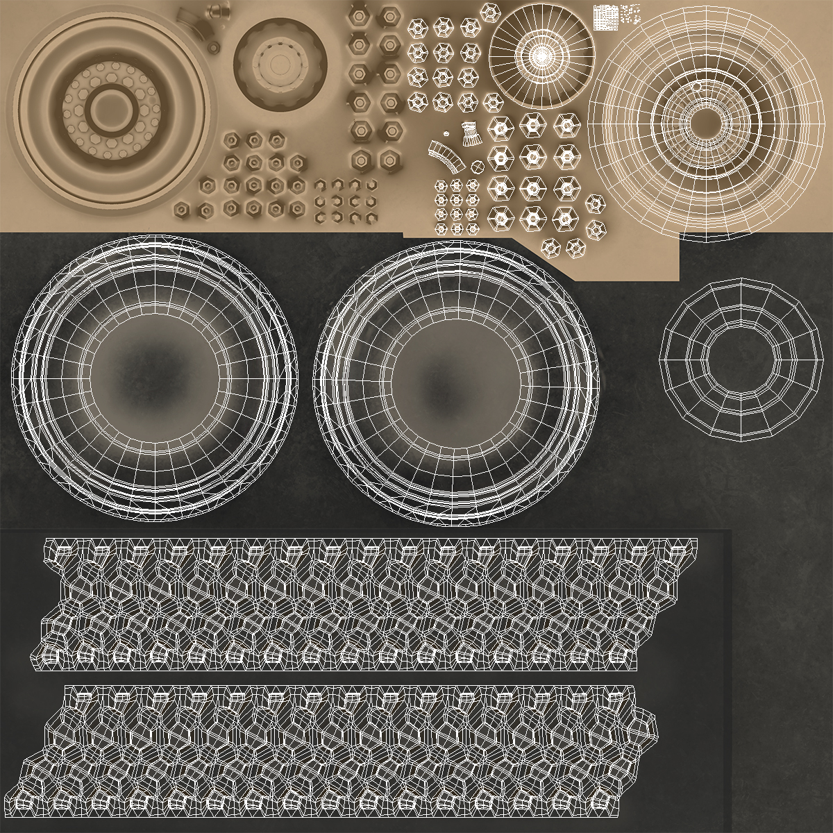 3D MIM 104 Patriot Battle Position Sand