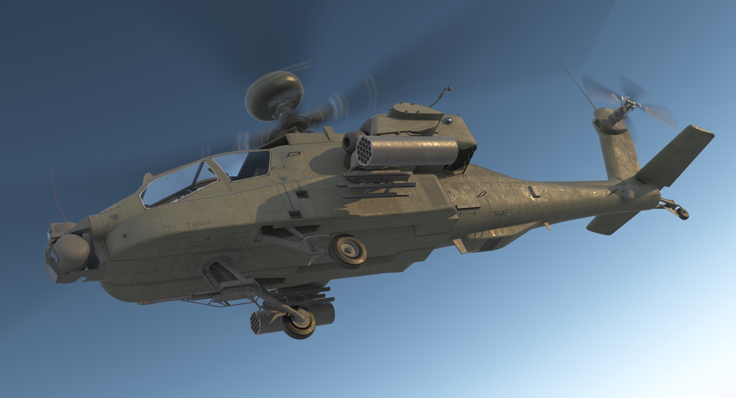 3D AH 64D Apache Longbow