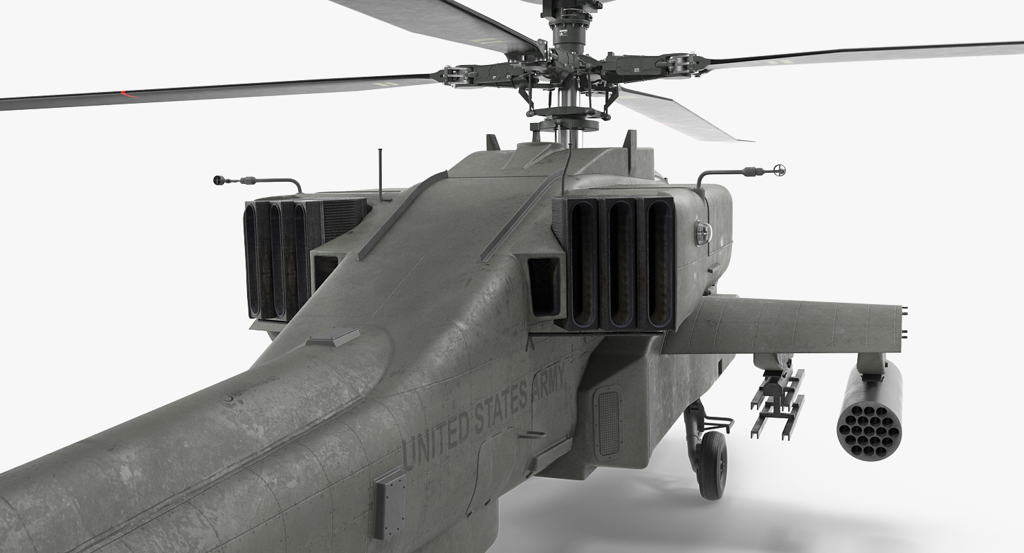 3D AH 64D Apache Longbow