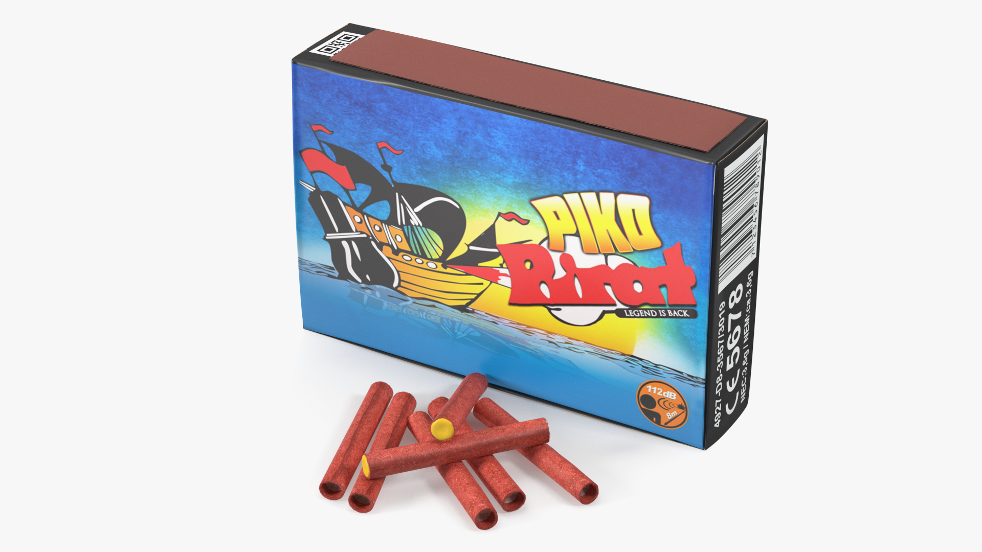 Fireworks Piko Rocket Box Fur 3D model