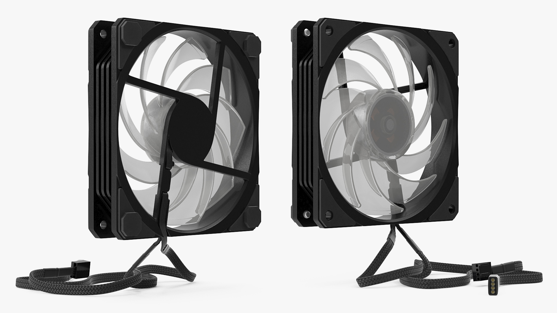 3D 120mm Computer Fan model