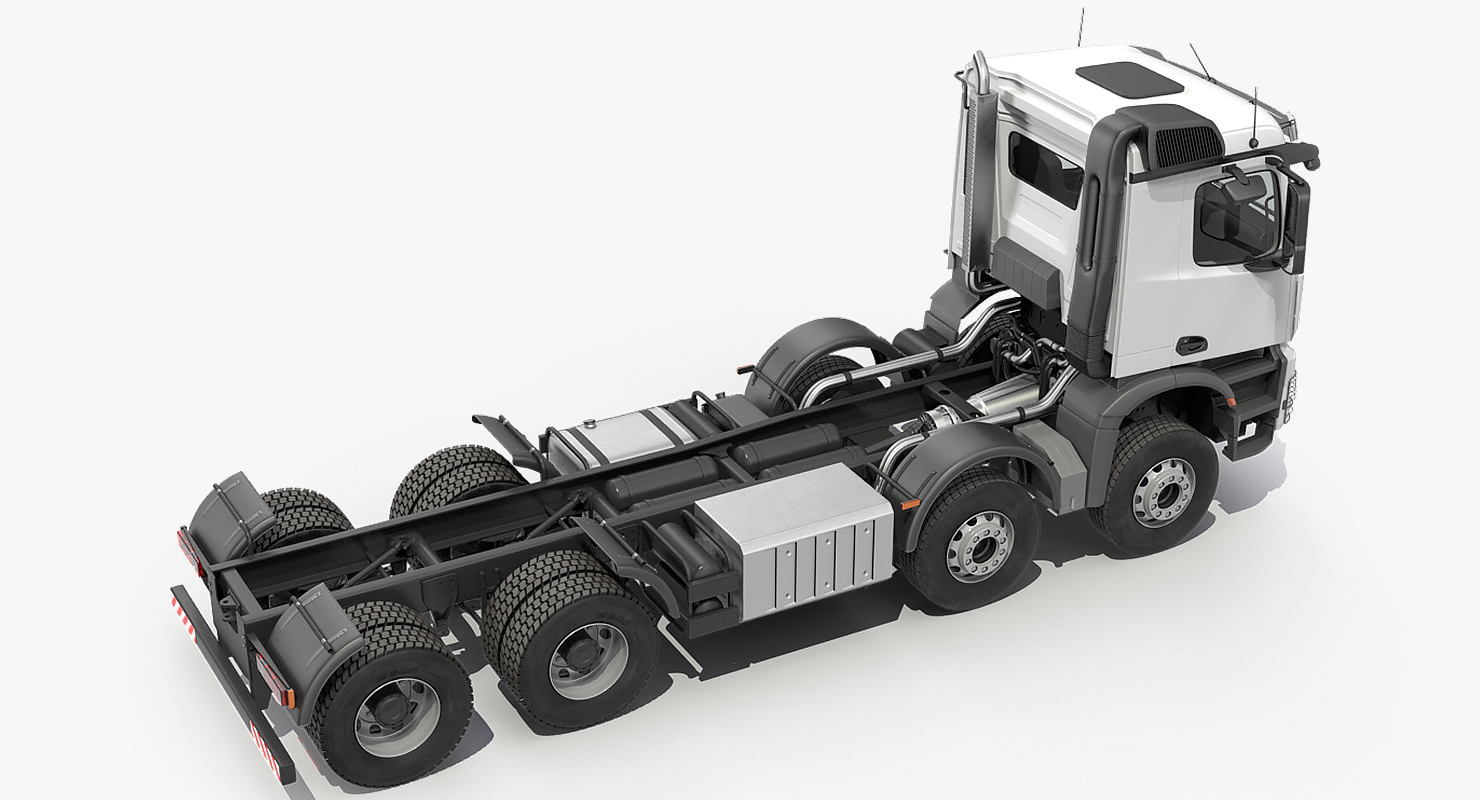 3D Heavy Utility Truck 8X8 model