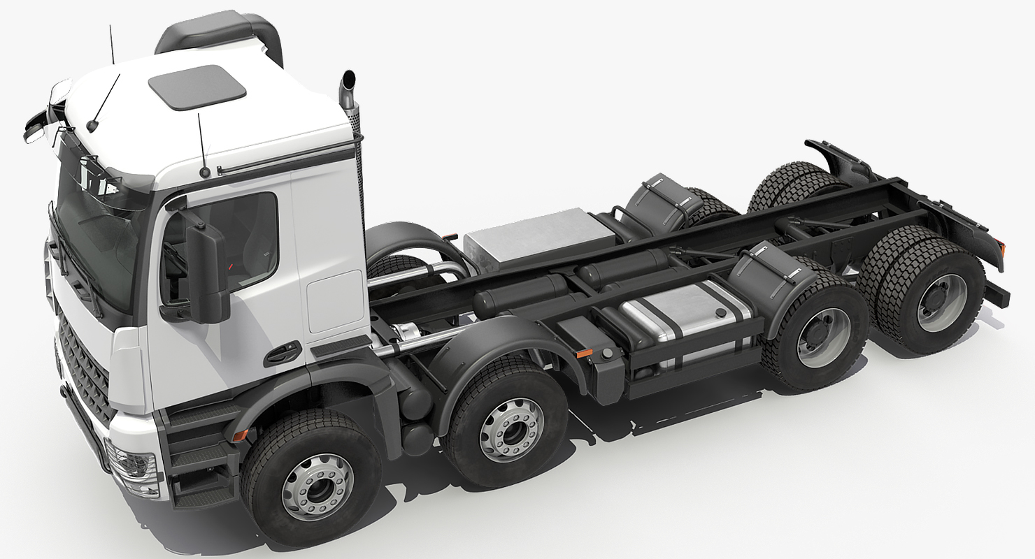 3D Heavy Utility Truck 8X8 model