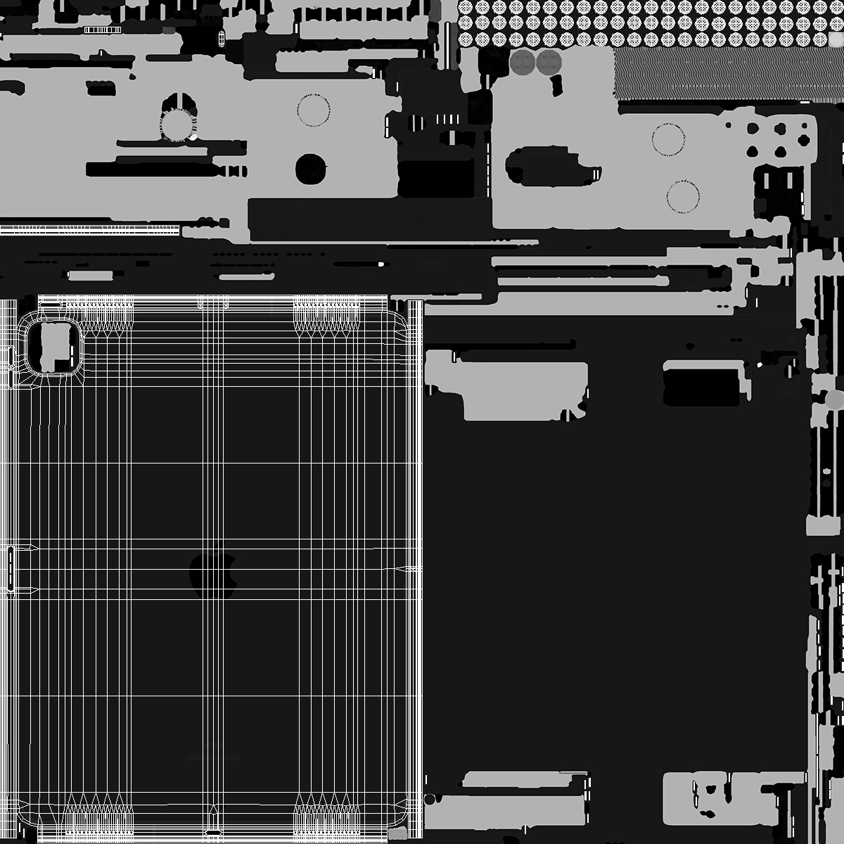 3D model 12 9 iPad Pro Body Module