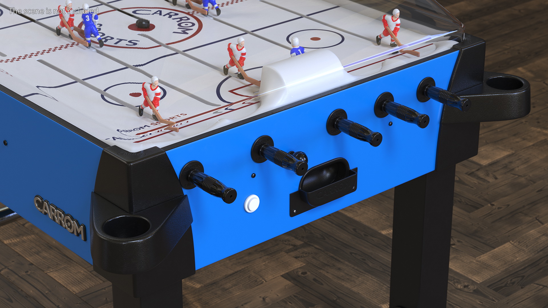 Carrom Signature Stick Hockey Table Rigged 3D