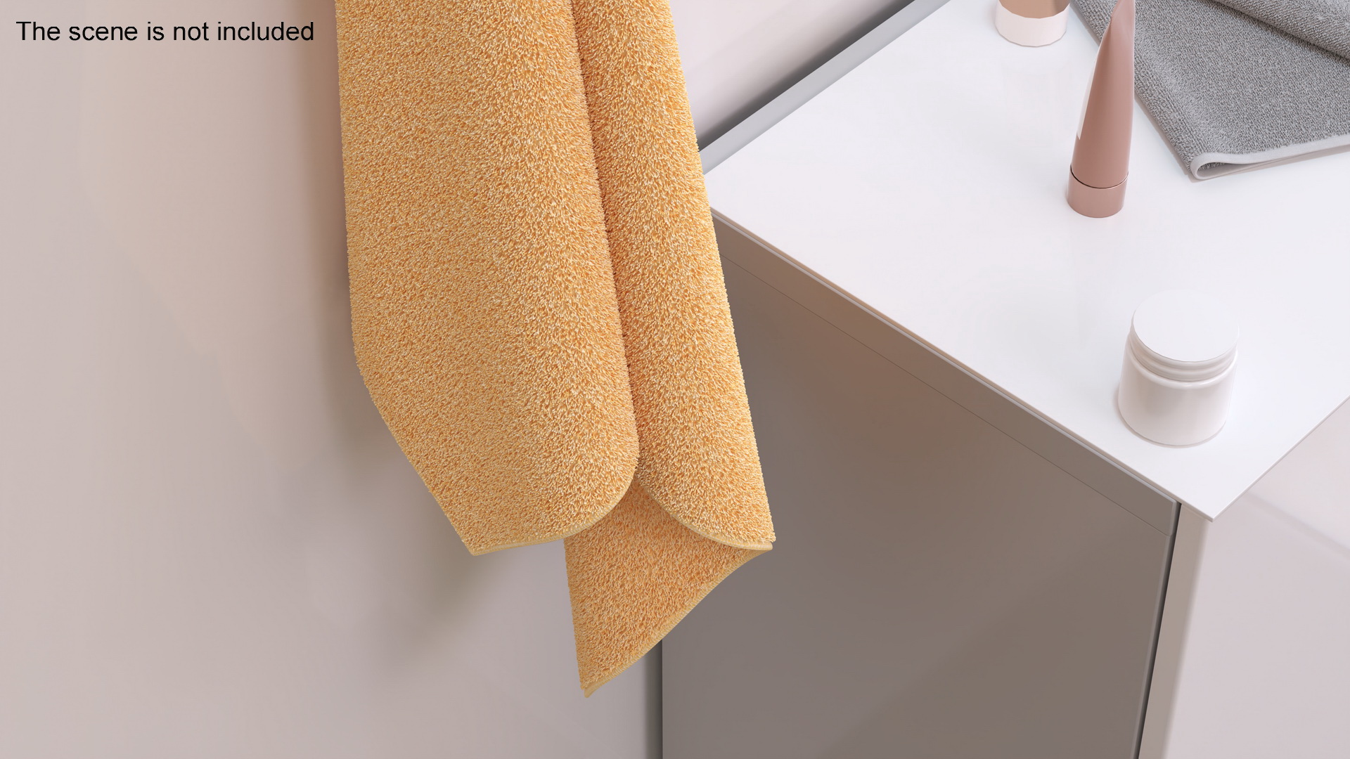 Hanging Hand Towel Fur 3D