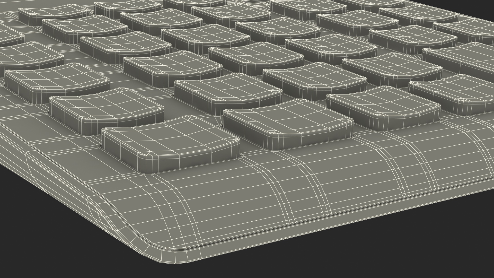 3D model Casio GR-12C Yellow Calculator