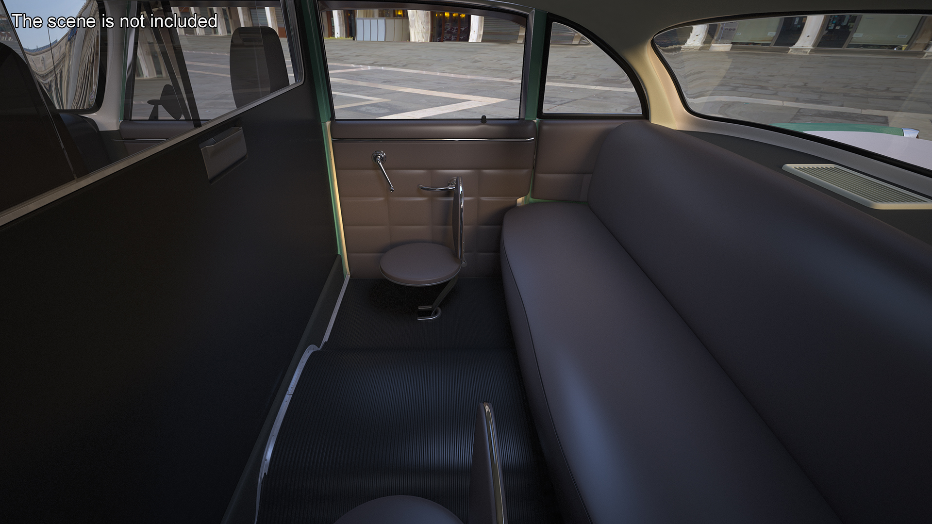 Vintage Checker Taxi Cab 3D model