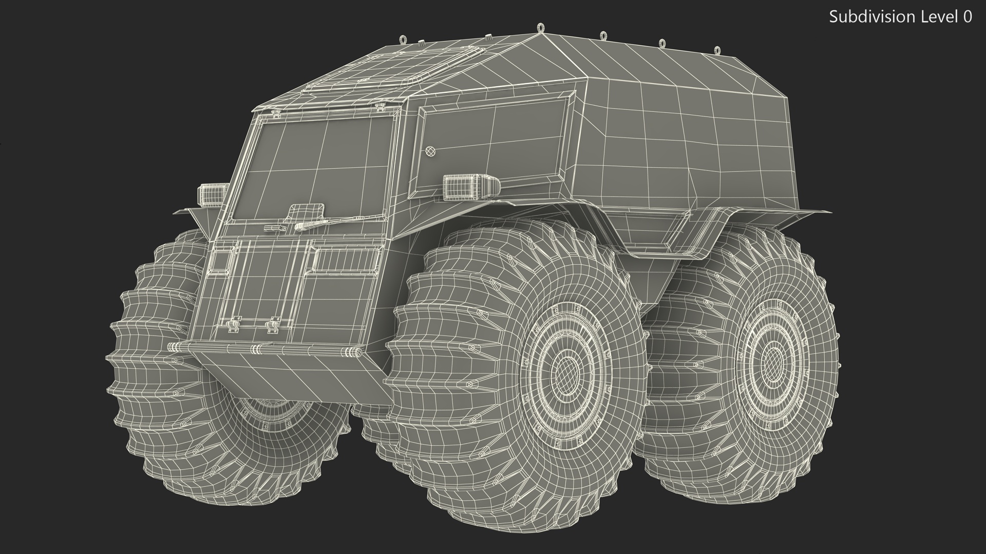 Amphibious Off Road Vehicle 3D