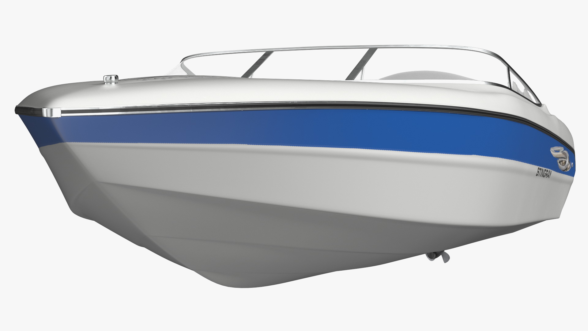 Deck Boat Stingray White 3D model