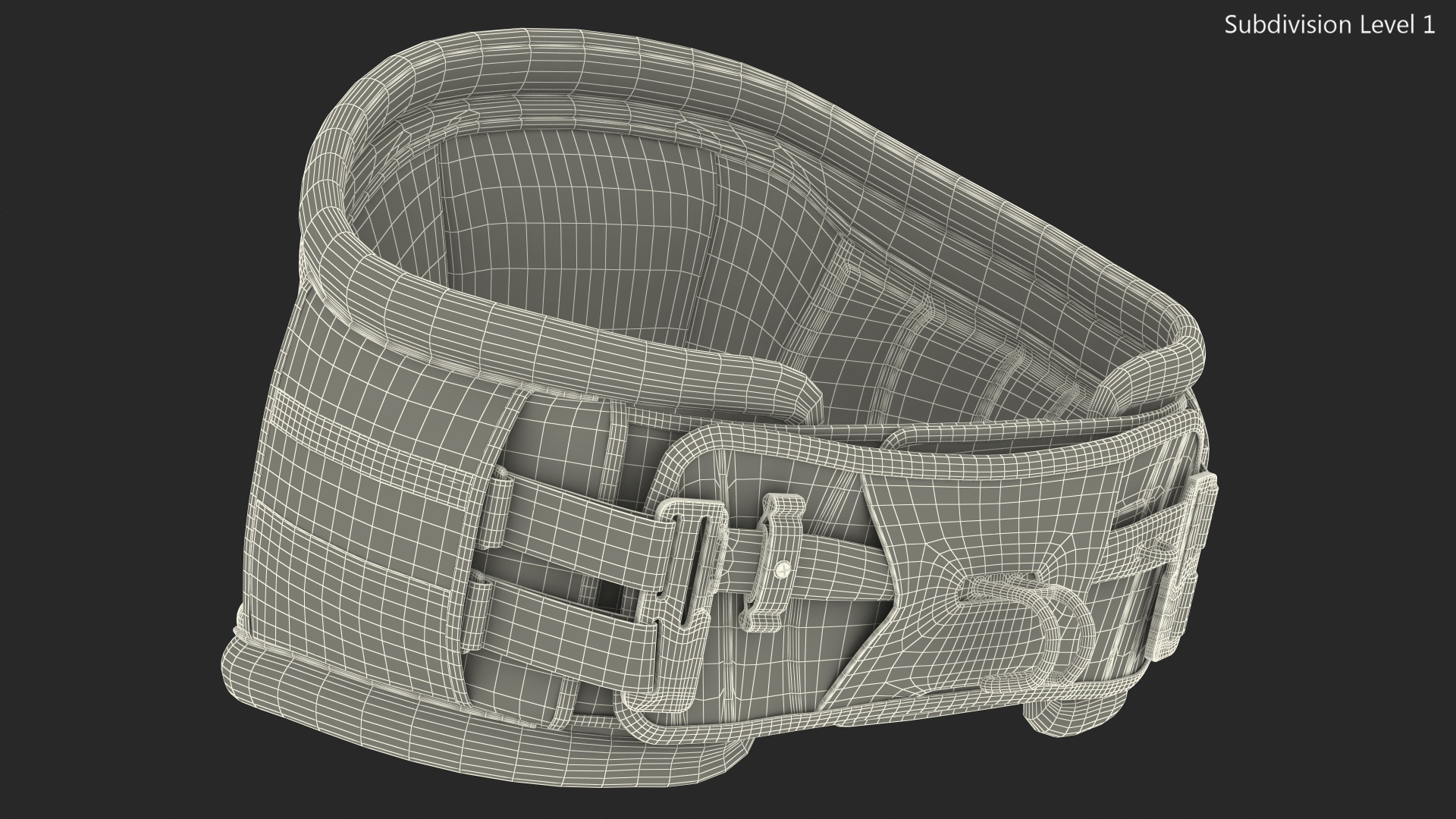 3D Kitesurf Belt model