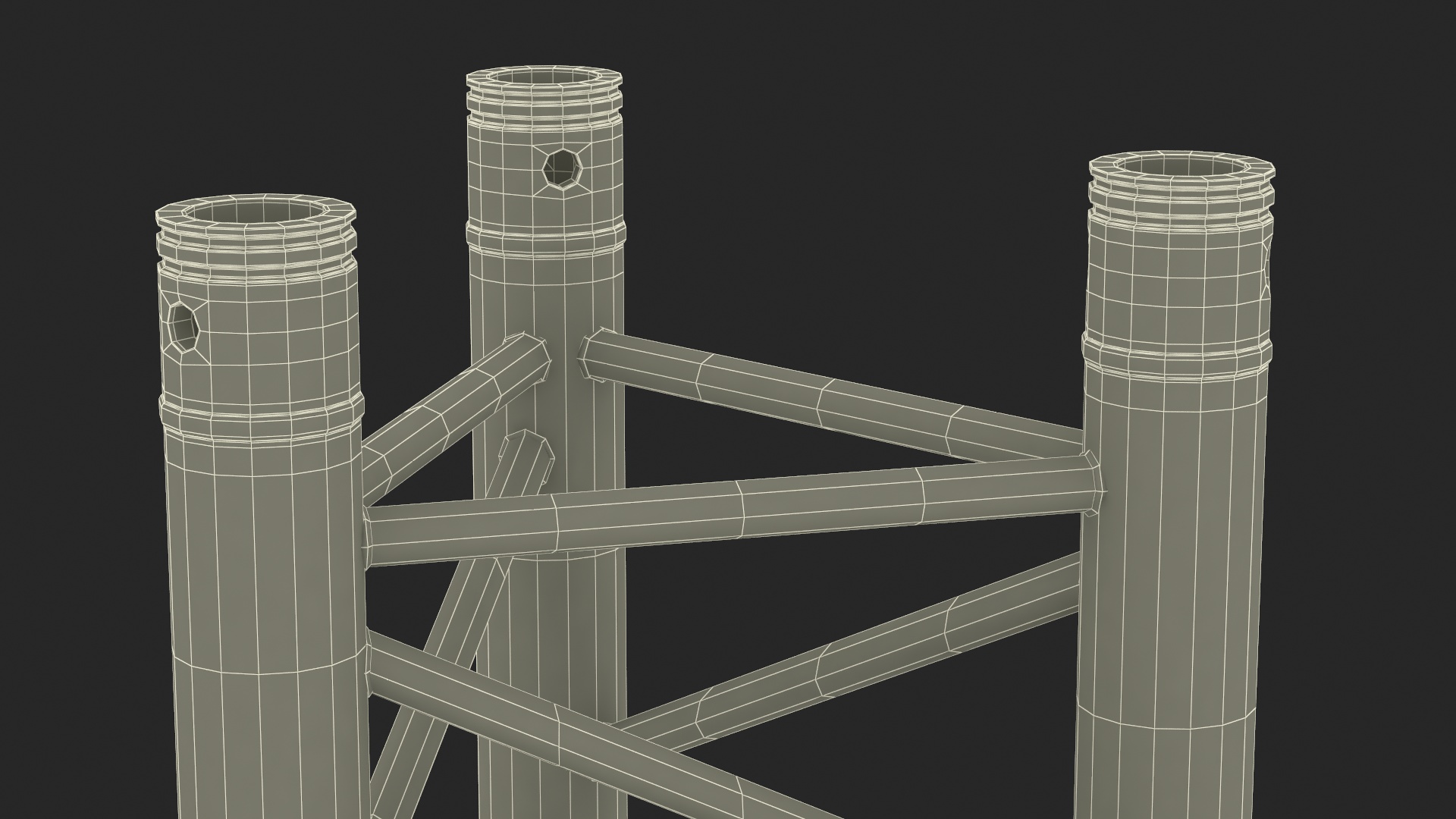 3D Development Truss Modular Triangular