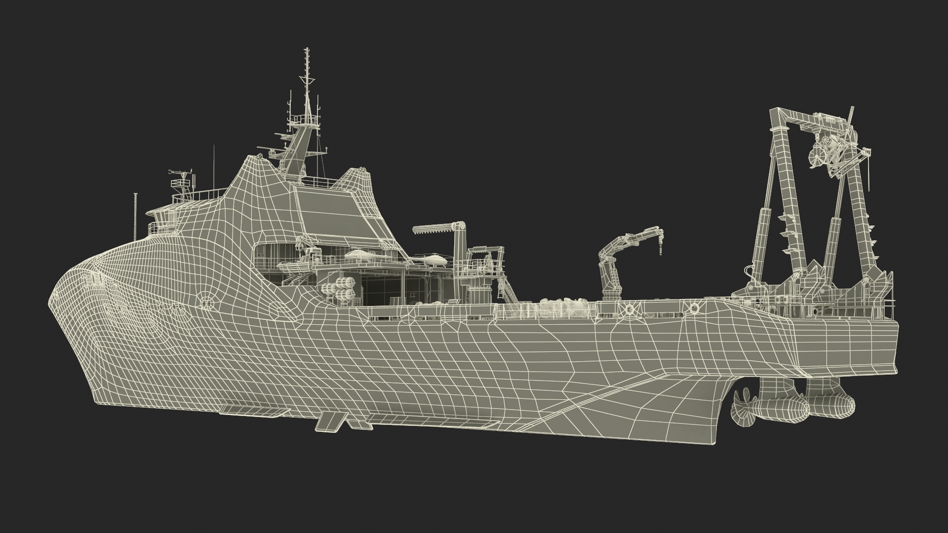 3D Underwater and Flying UAV on board Zhu Hai Yun Ship