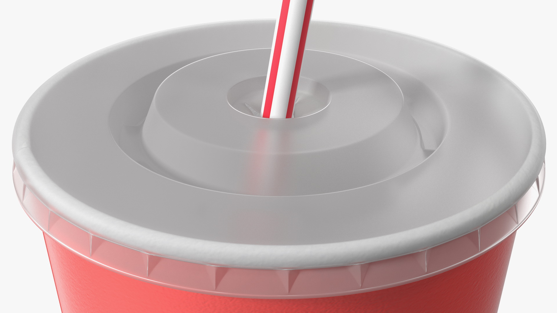 3D Drink Cup Red model