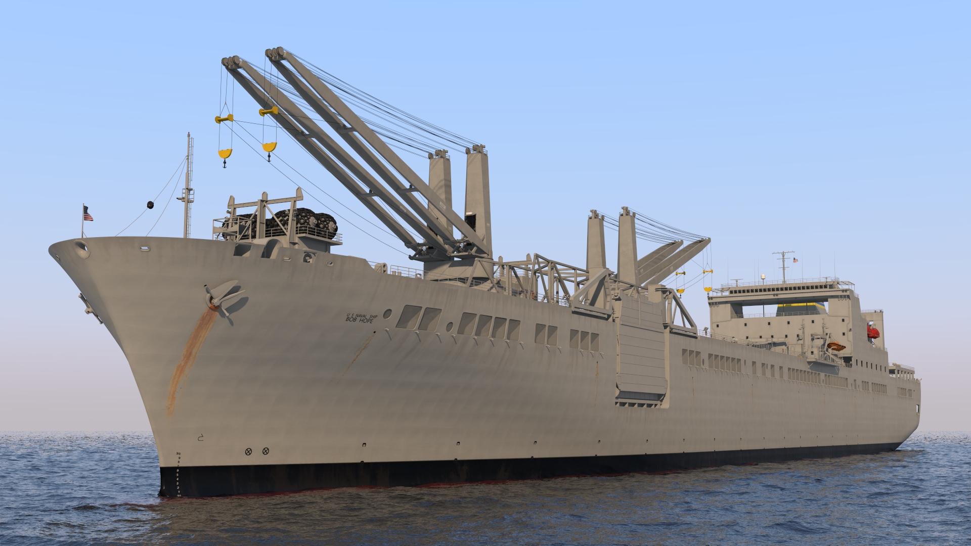 3D USNS Bob Hope model