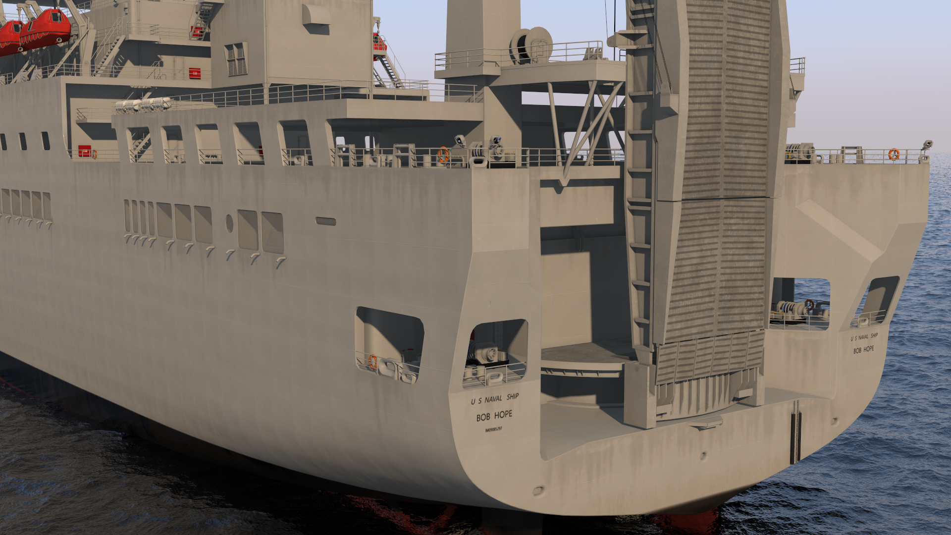 3D USNS Bob Hope model