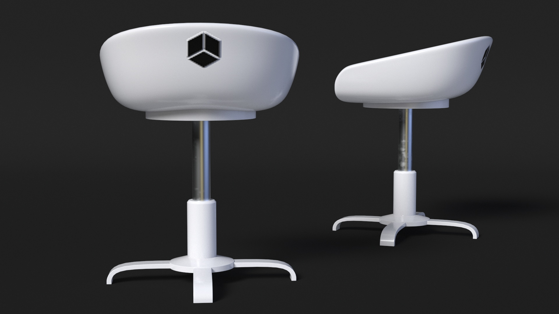 Modern Swivel Sci fi Office Chairs 3D model