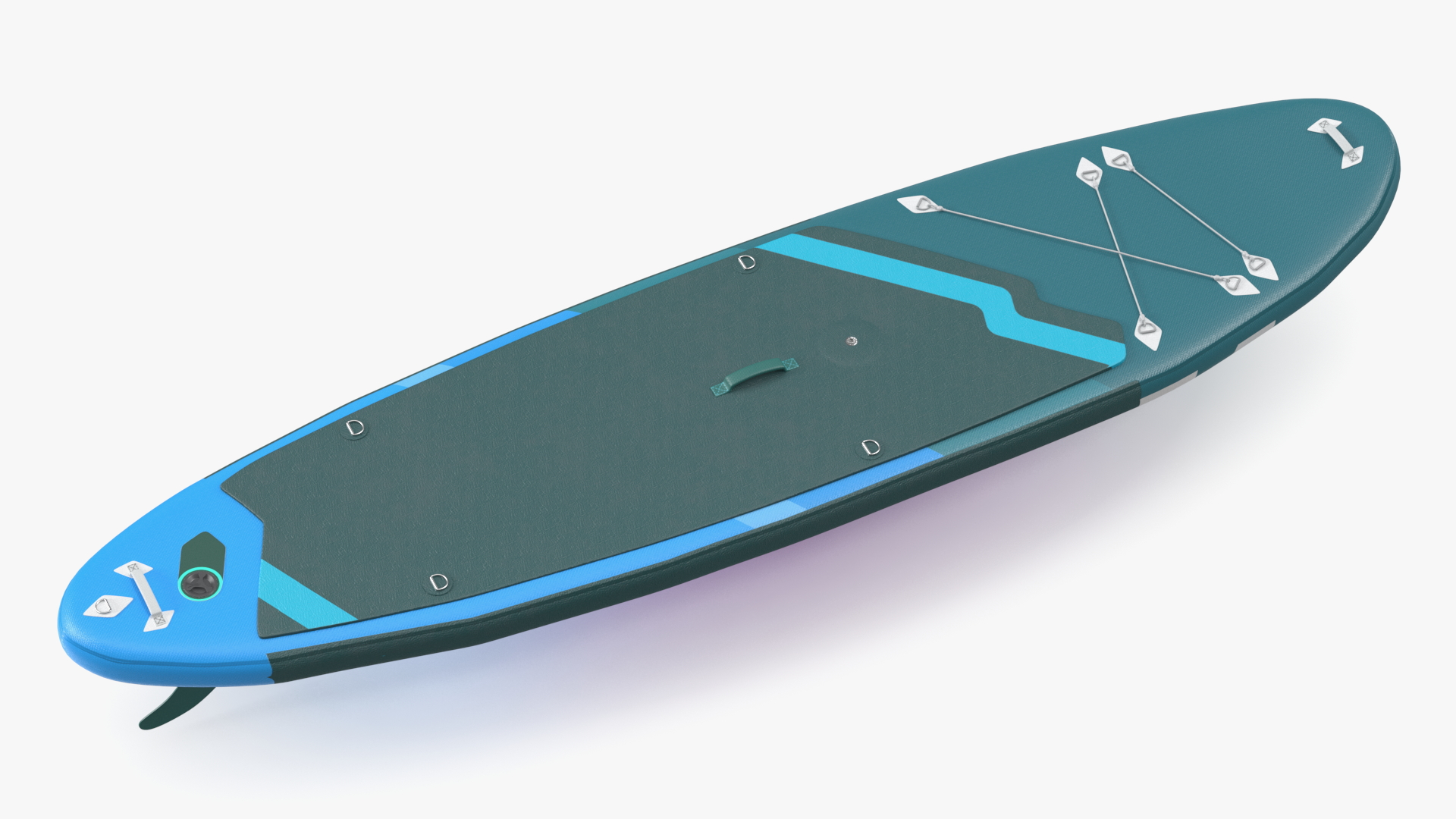 Windsurf Board Blue 3D model