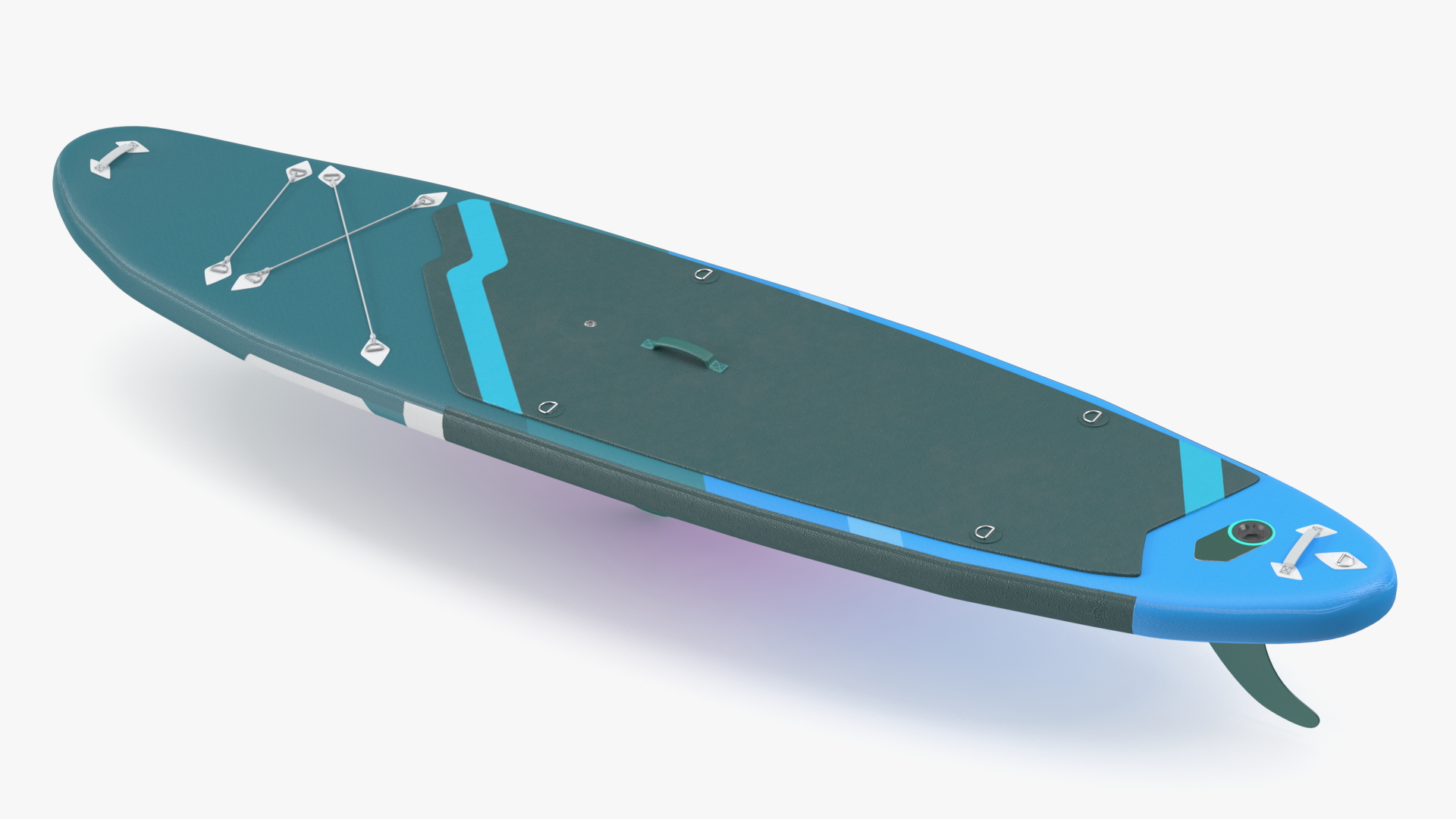 Windsurf Board Blue 3D model