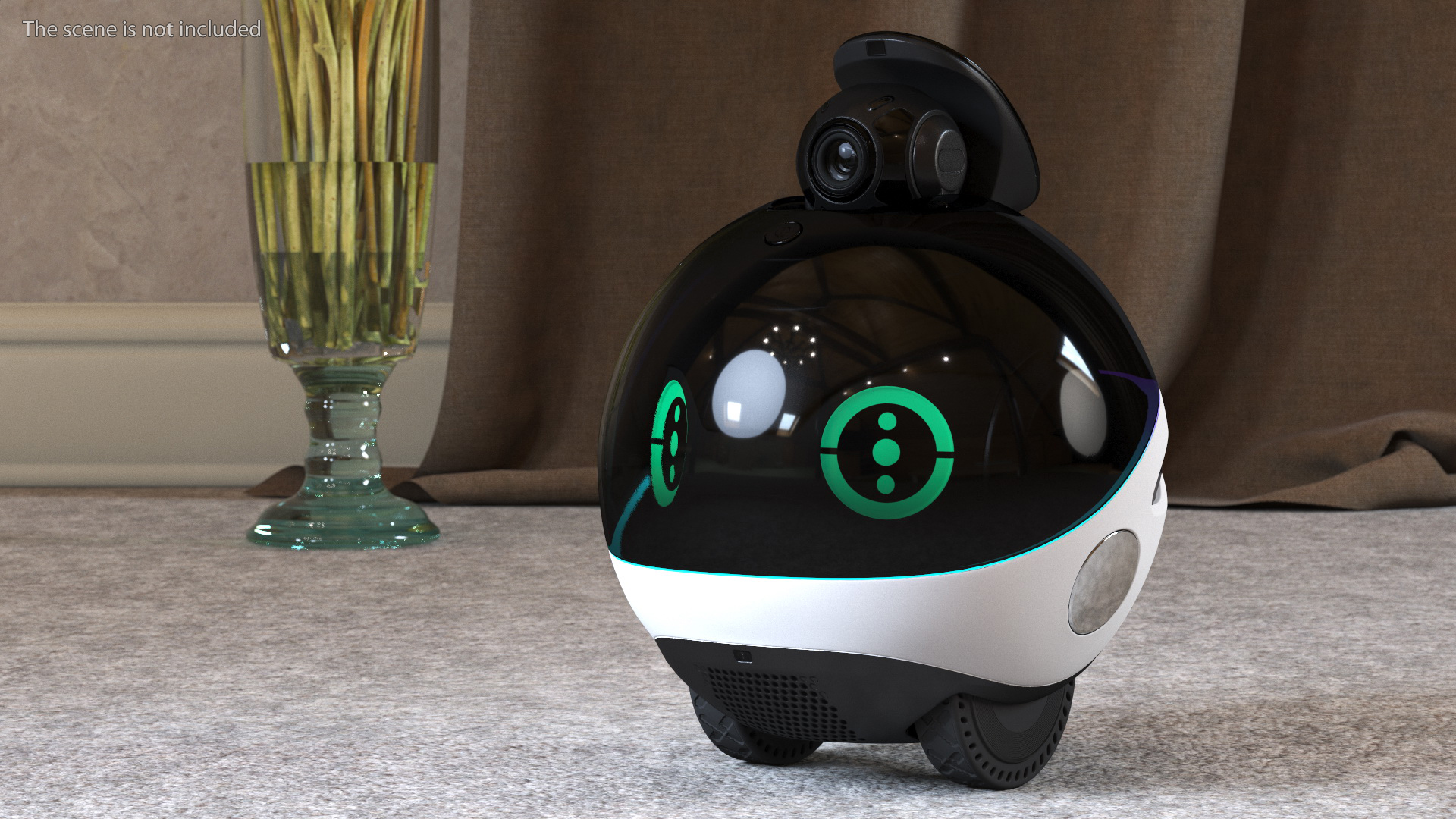 3D Home Companion Robot Green