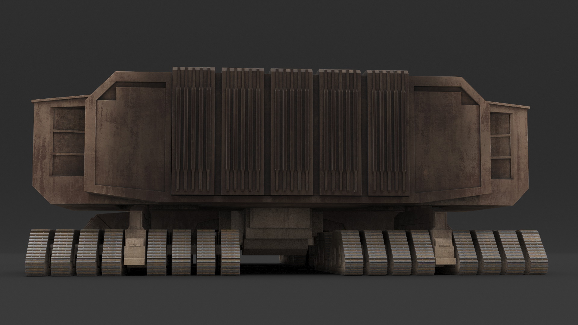 3D Sci-Fi Desert Harvester model