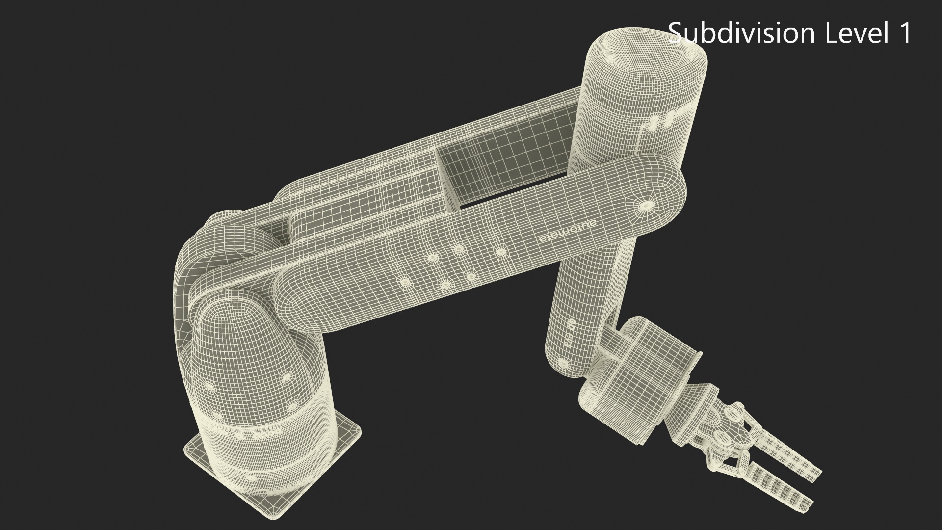 EVA Industrial Robot Rigged 3D