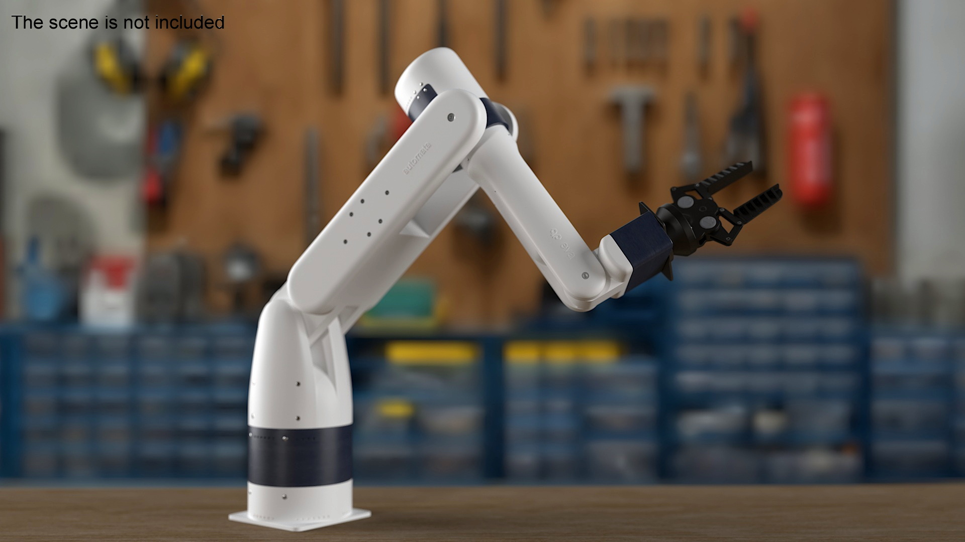 EVA Industrial Robot Rigged 3D