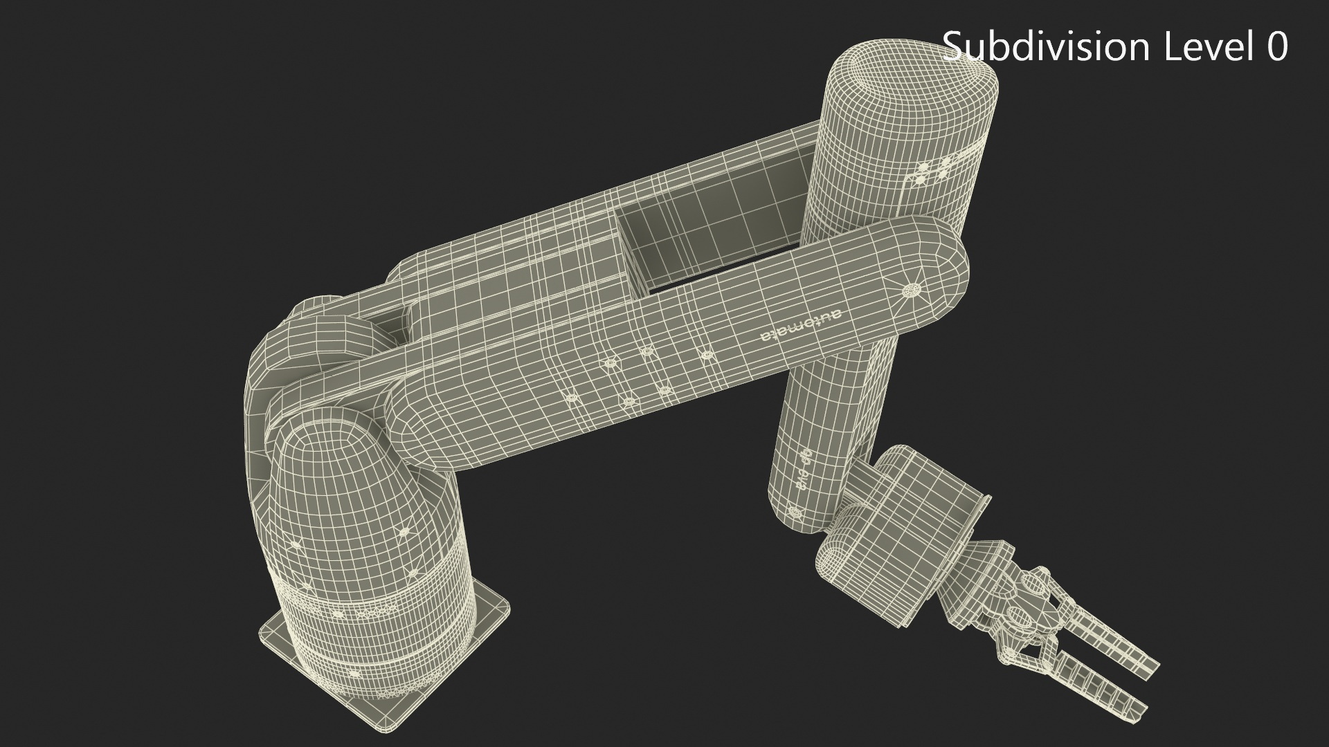 EVA Industrial Robot Rigged 3D