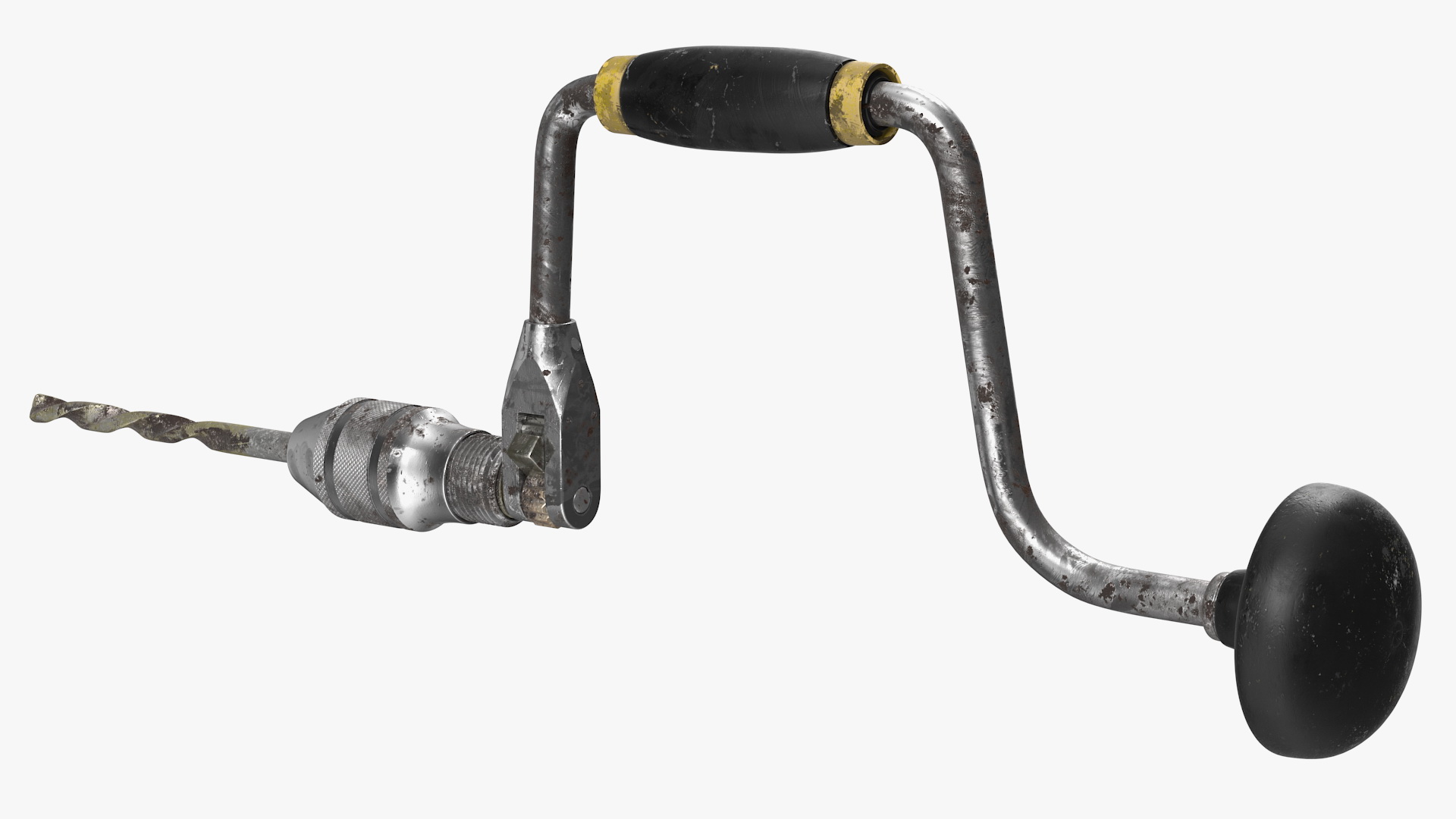 3D Old Stanley Hand Brace Drill model