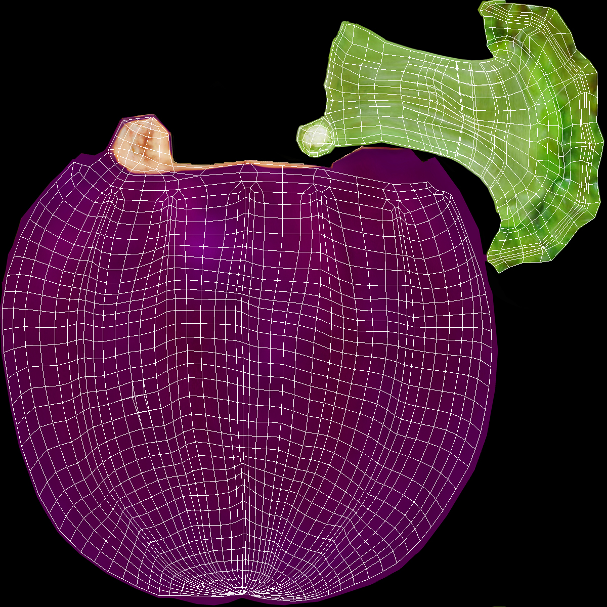 3D Purple Pepper Marconi