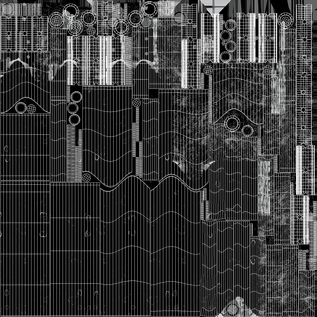 Architecture Truss Modular Triangular 3D