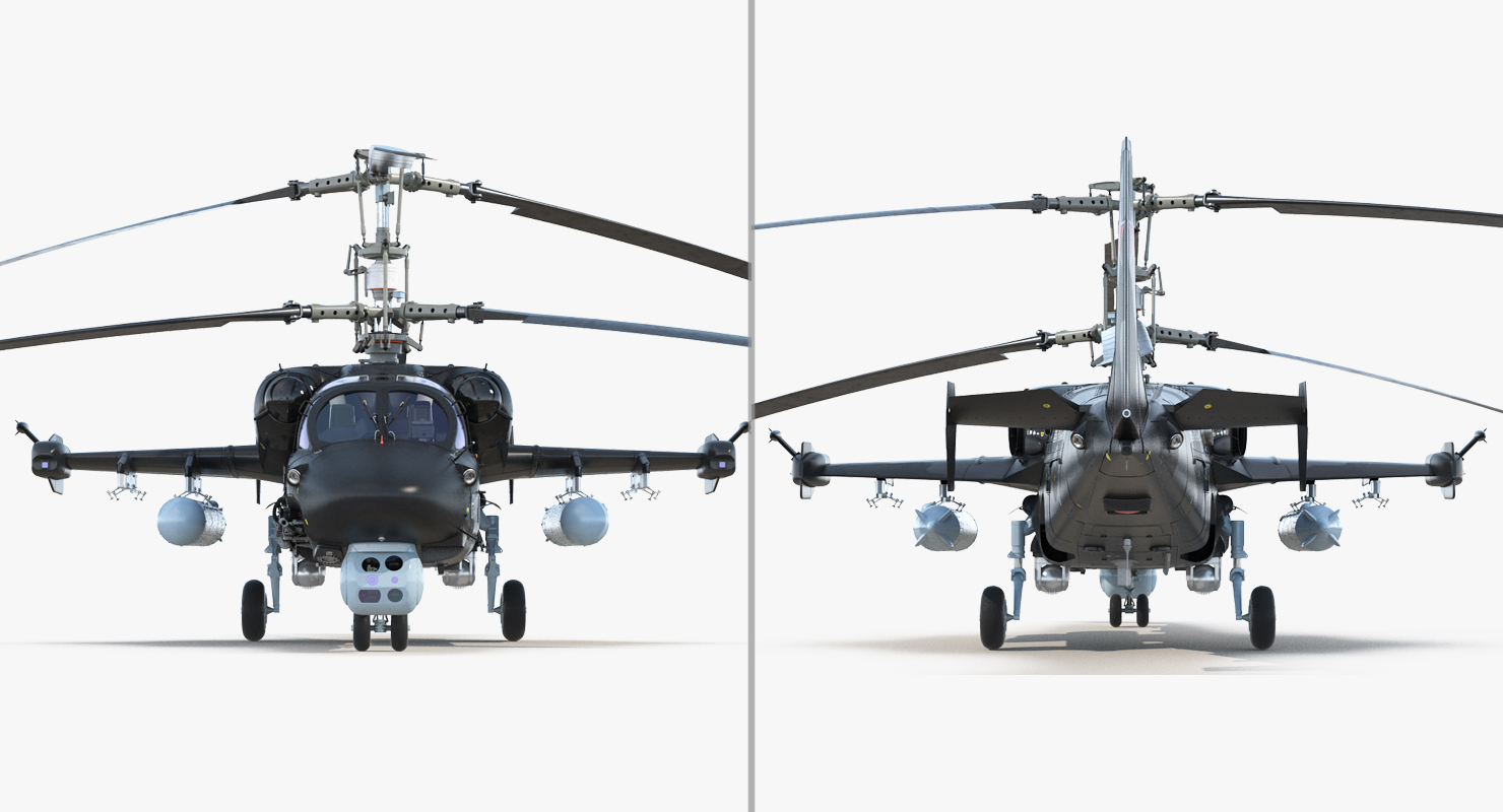 Kamov KA52 Black Shark 3D