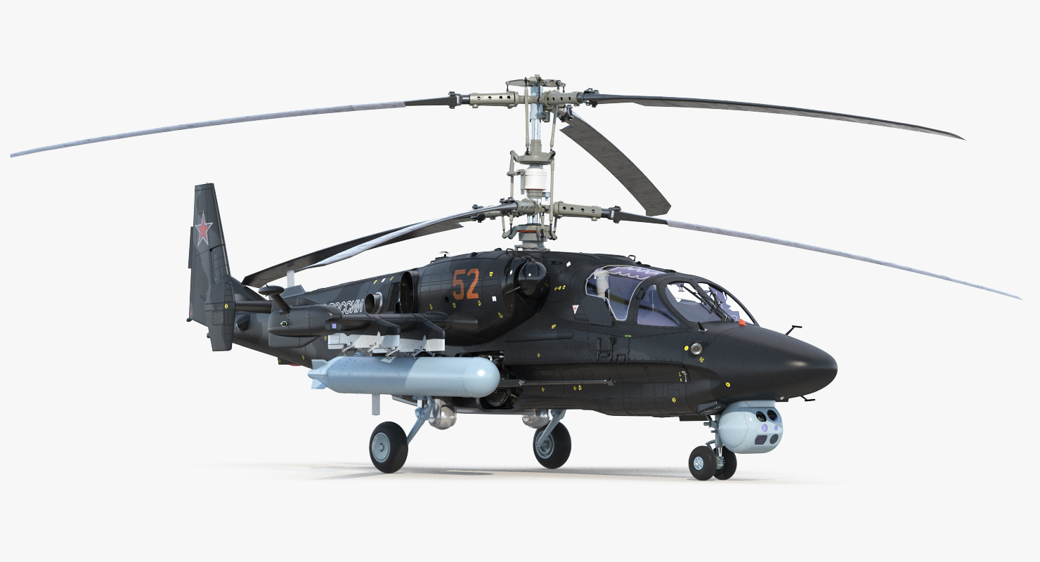 Kamov KA52 Black Shark 3D