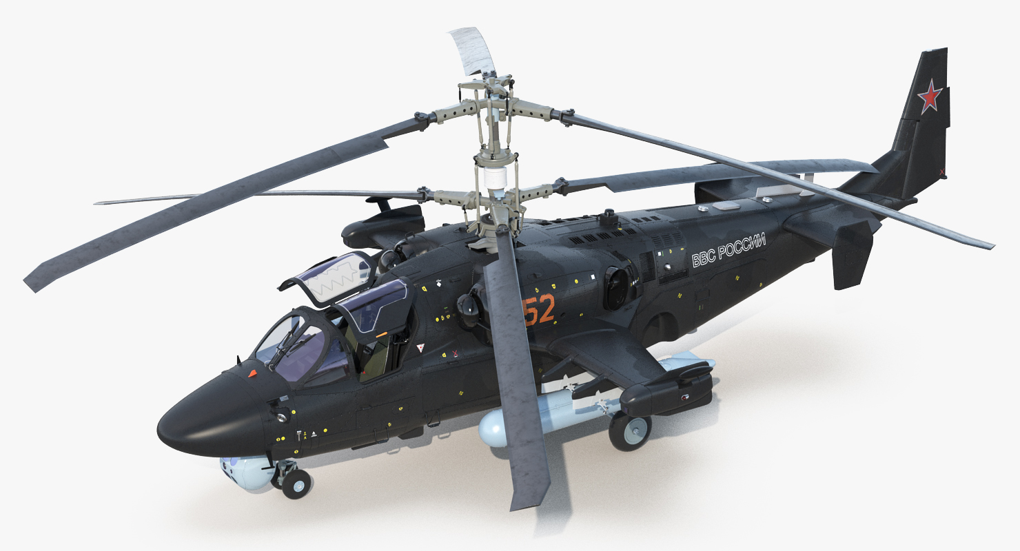 Kamov KA52 Black Shark 3D