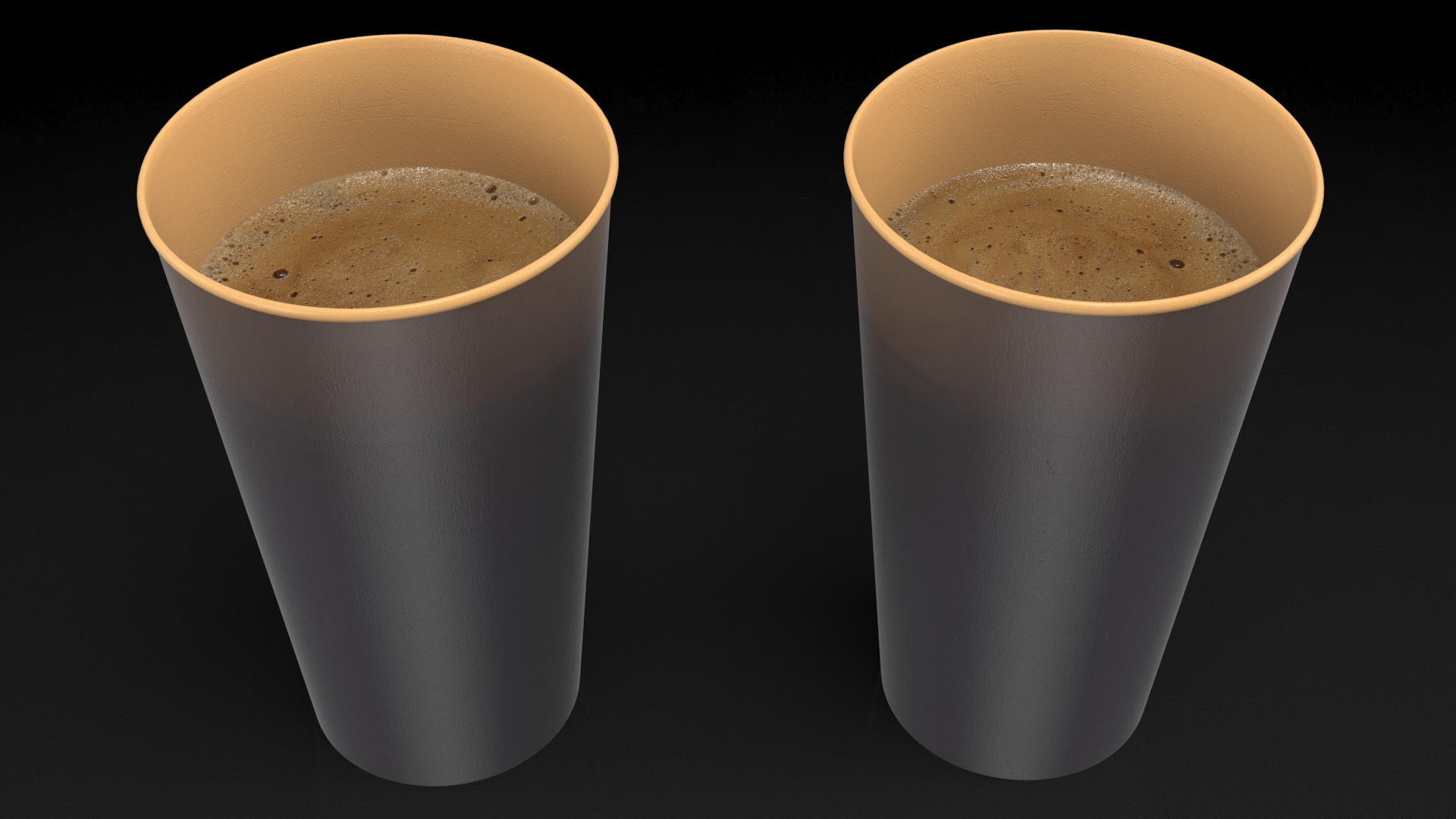 3D To Go Cup With Coffee