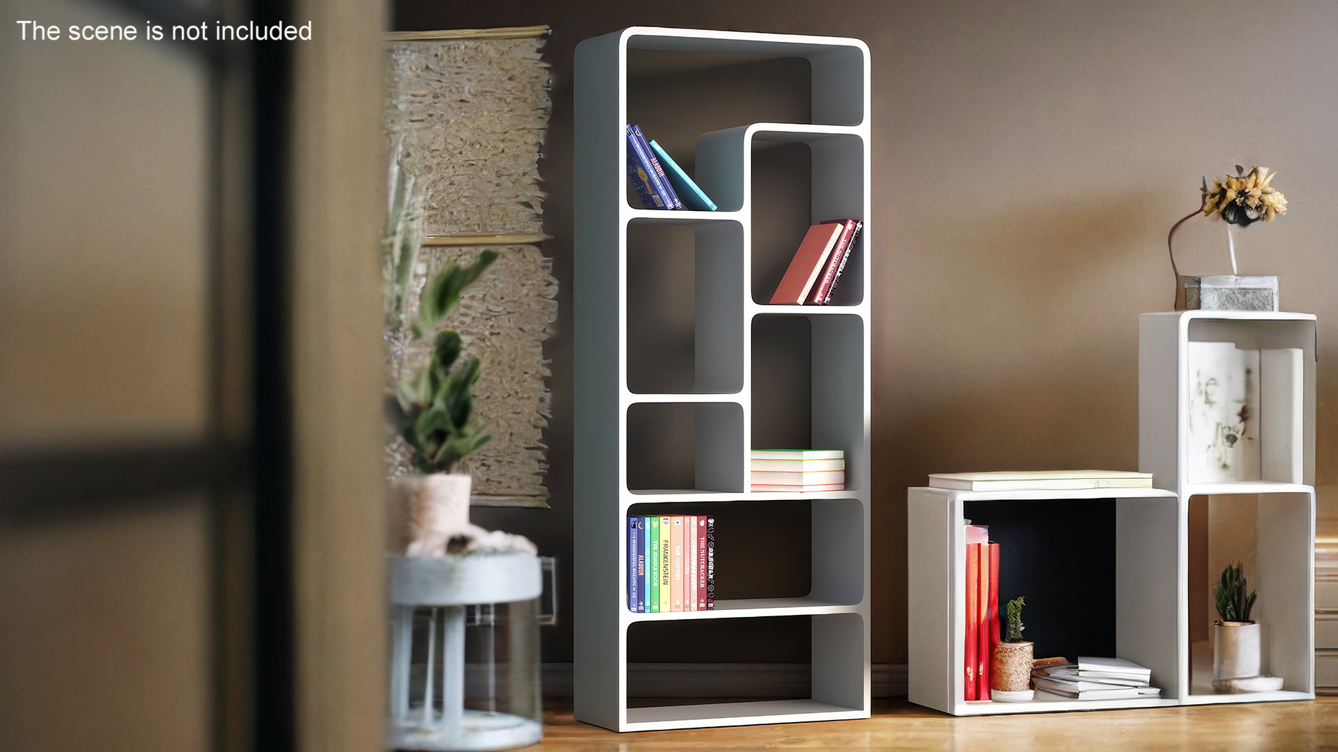 3D Modern Bookshelf Furniture