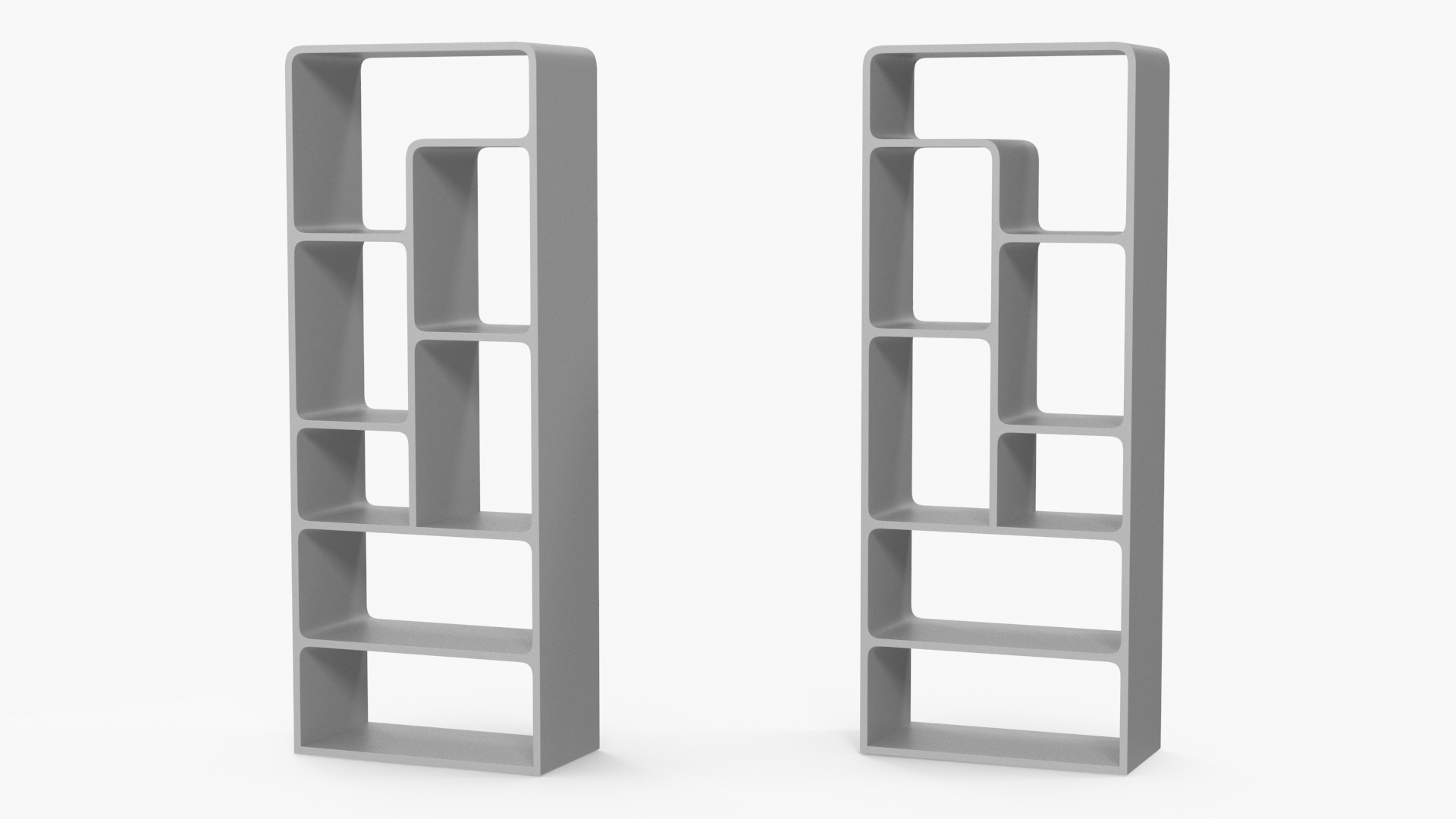 3D Modern Bookshelf Furniture