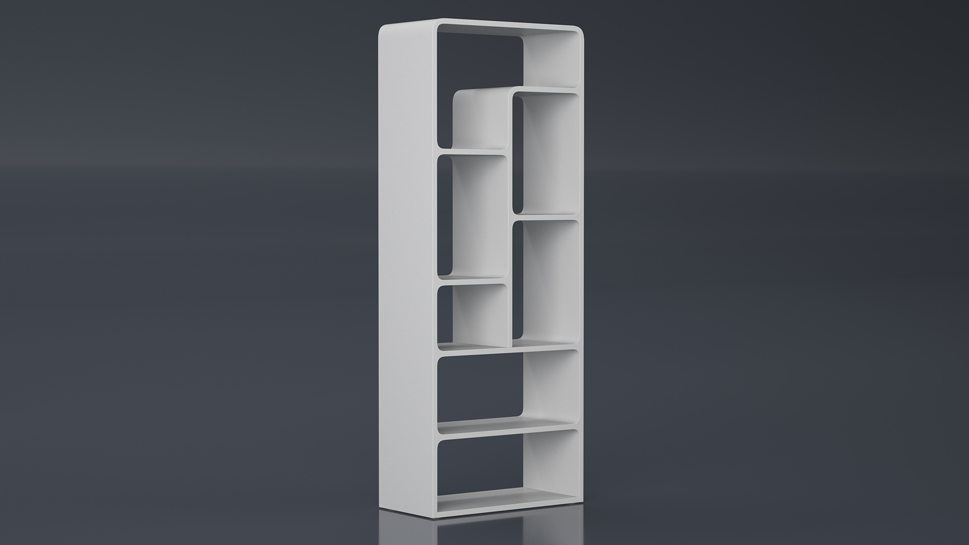 3D Modern Bookshelf Furniture