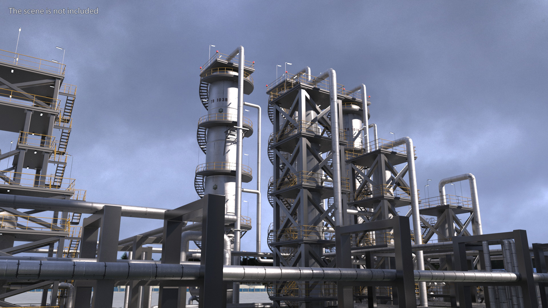 3D model Fuel Plant