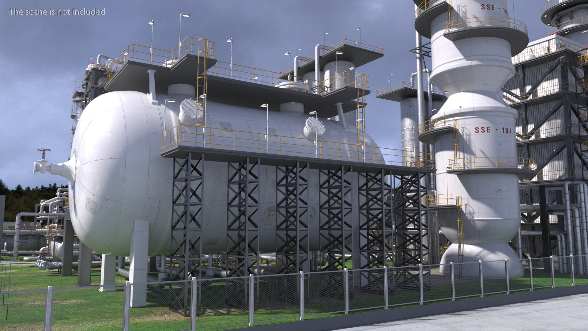 3D model Fuel Plant