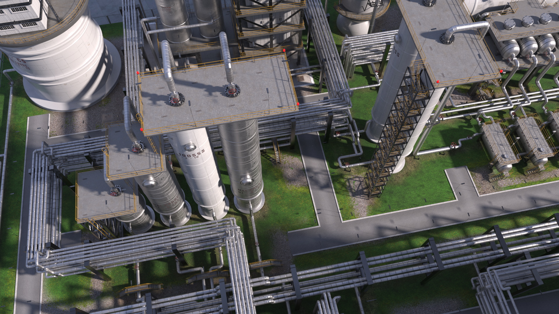 3D model Fuel Plant