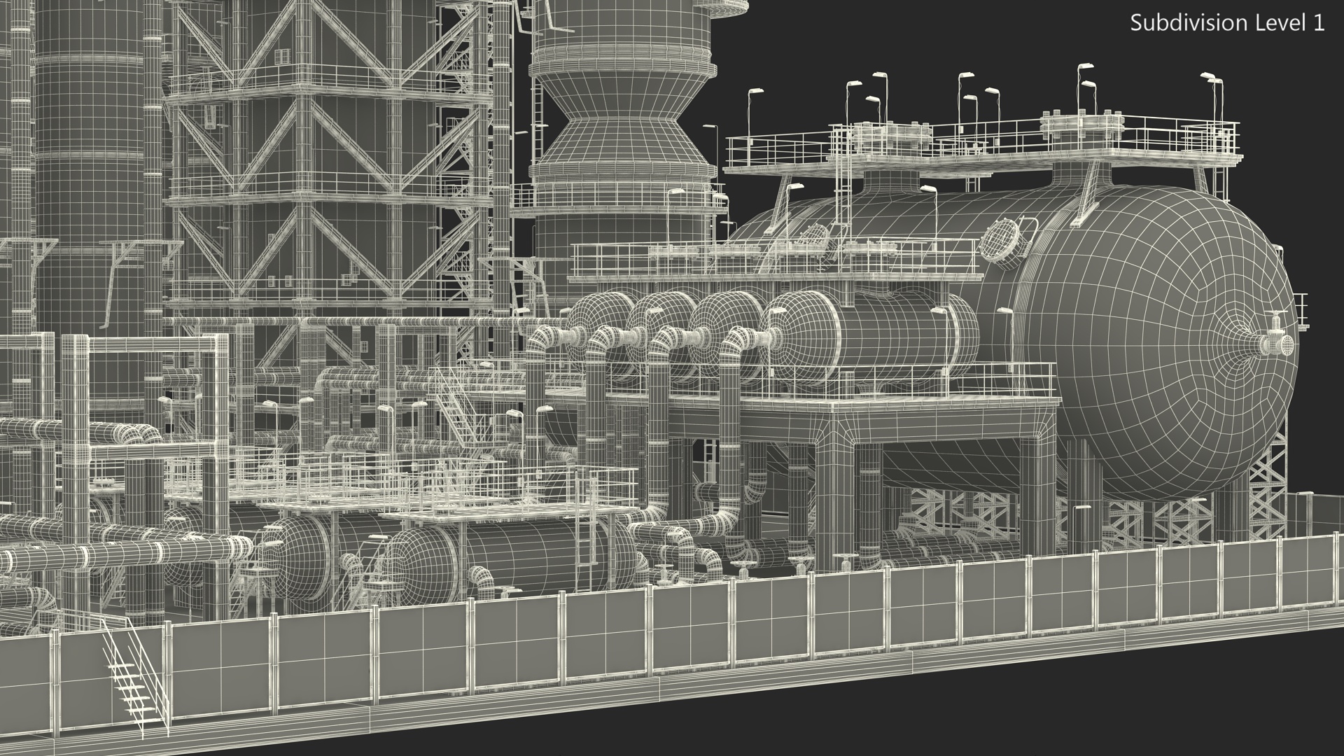 3D model Fuel Plant