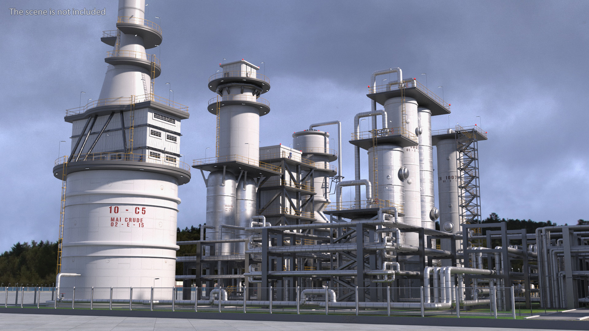 3D model Fuel Plant