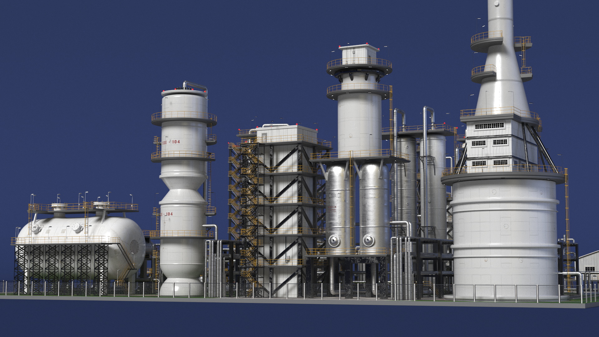 3D model Fuel Plant