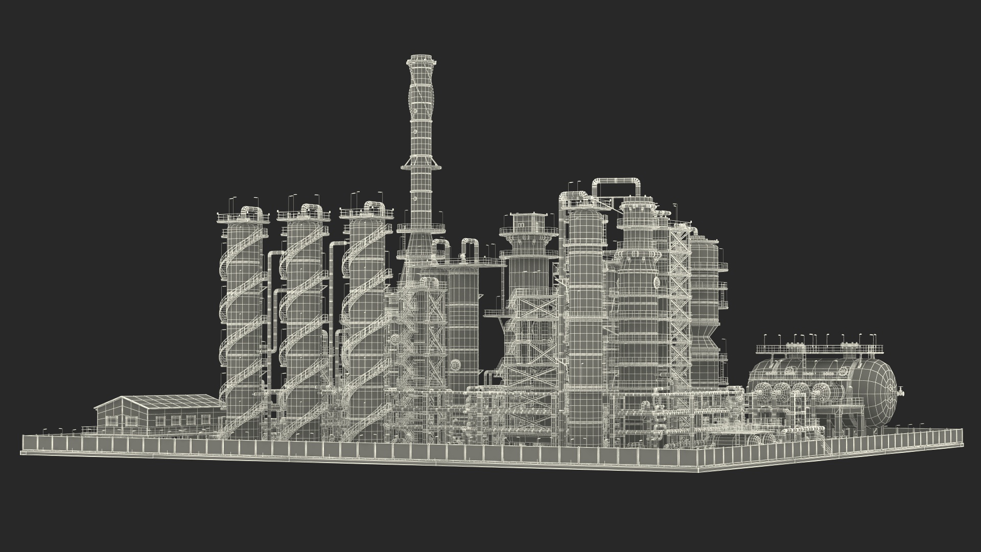 3D model Fuel Plant