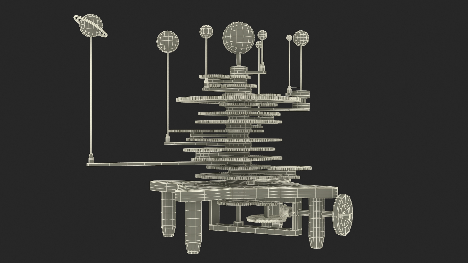 Mechanical Orrery 3D