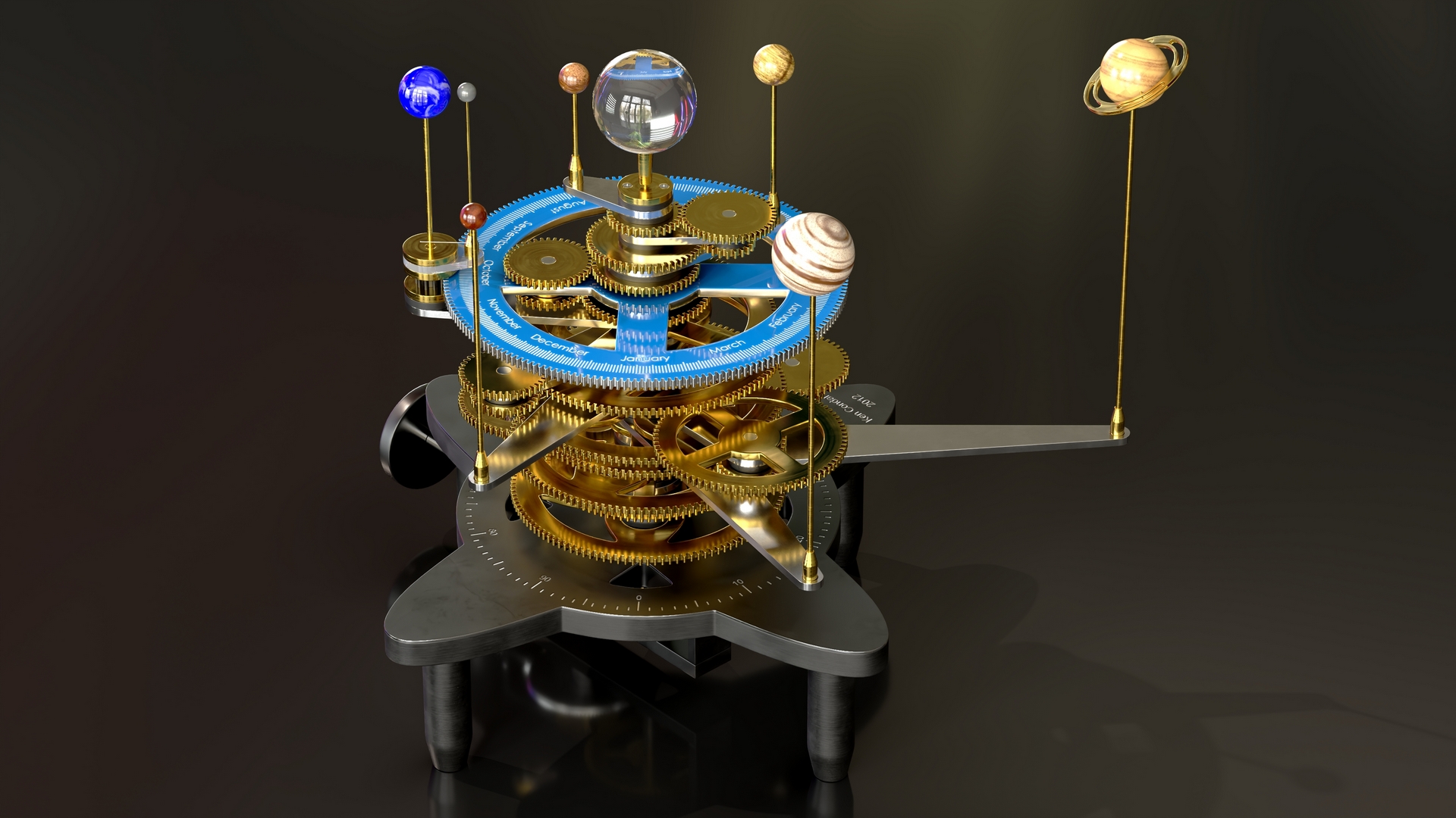 Mechanical Orrery 3D