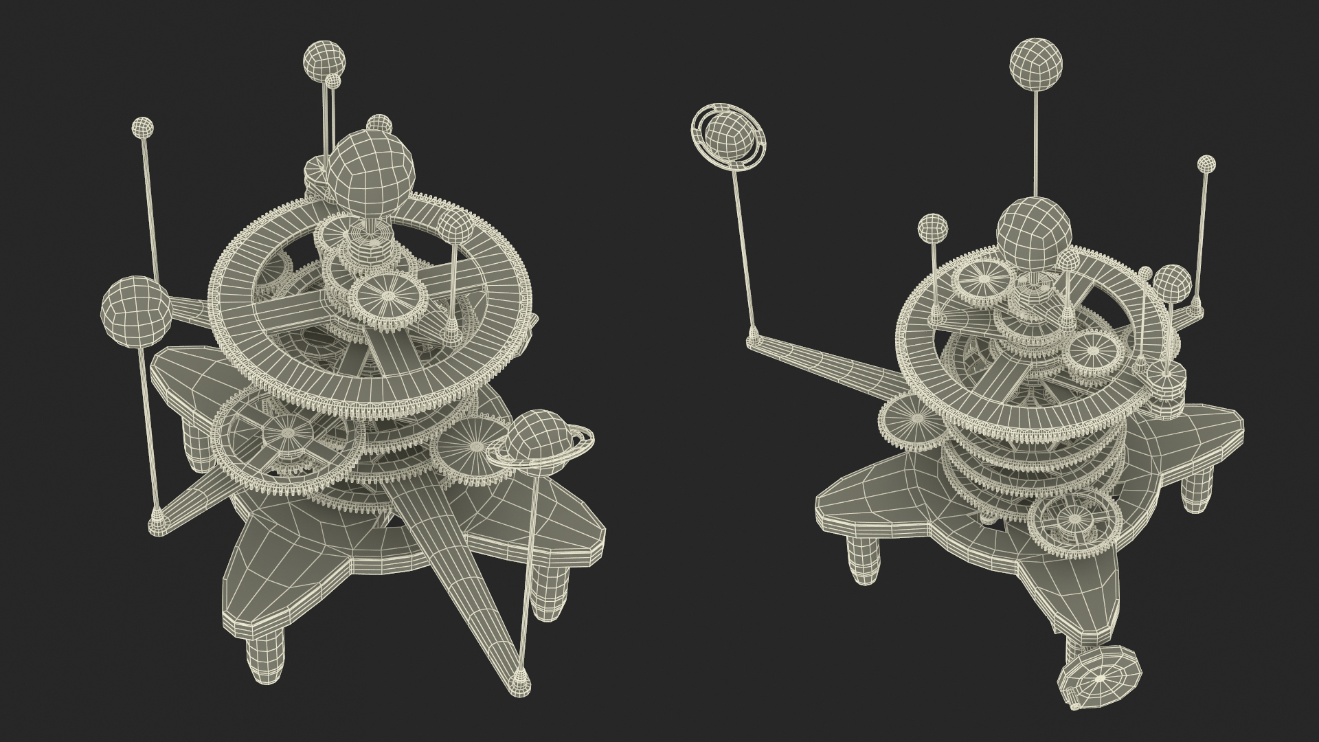 Mechanical Orrery 3D